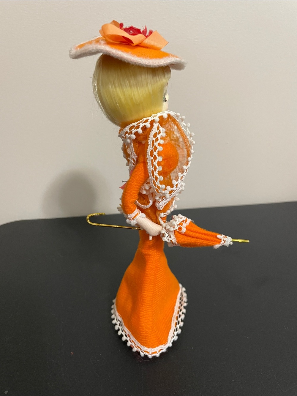 1970’s Bradley Big Eye Orange Fashion Doll - Picture 5 of 9